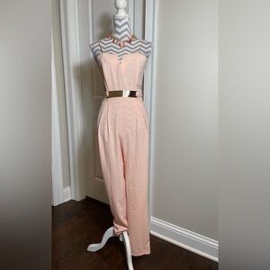 DO + BE Light Pink Jumpsuit Size: Small